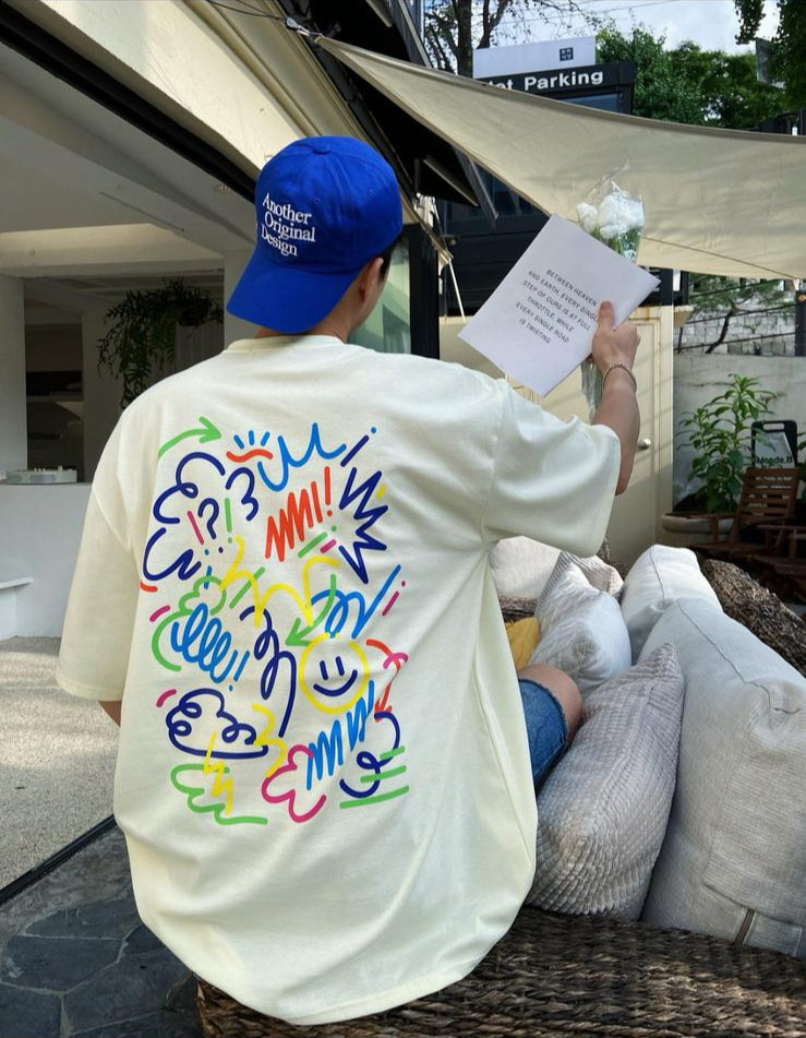 今個夏天型格爆款塗鴉 ✍🏻 系列色彩繽紛背面突顯型男必搶