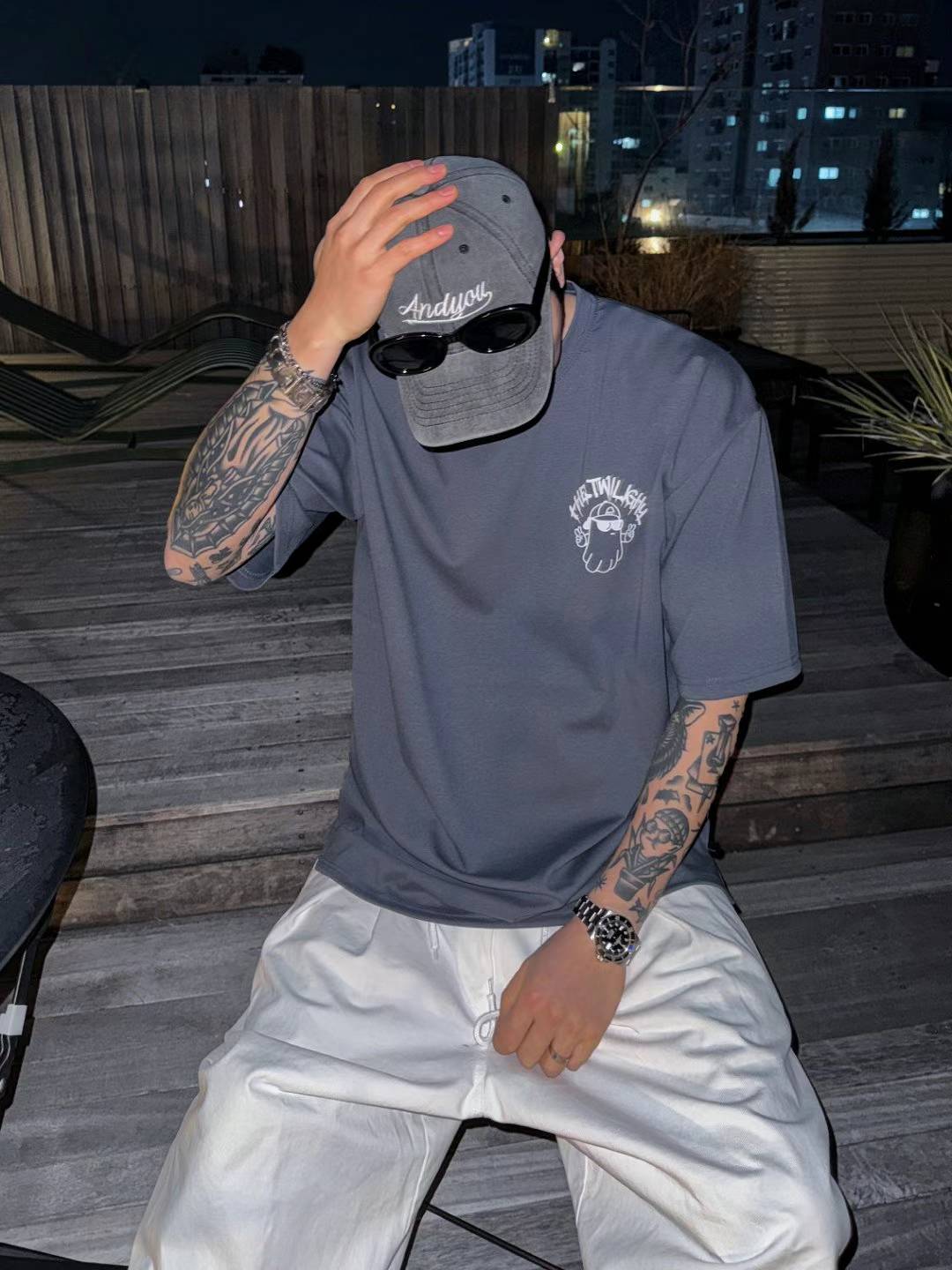 反光立體鬼仔tee